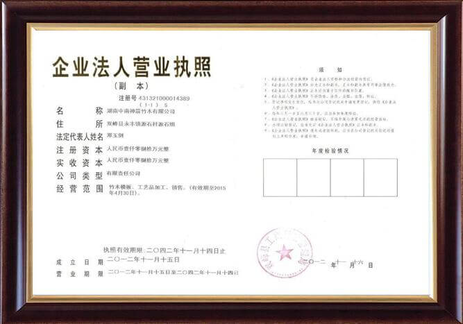 企業營業執照